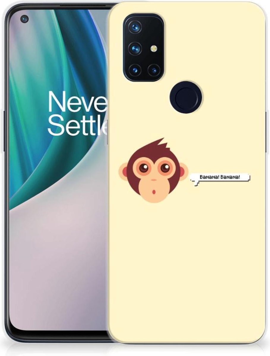 OnePlus Nord N10 5G Telefoonhoesje met Naam Monkey