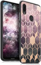 kwmobile telefoonhoesje voor Huawei Y6 (2019) - Hoesje voor smartphone in roze / roségoud - Glory design