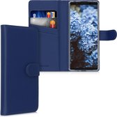 kwmobile telefoonhoesje voor Sony Xperia 1 II - Hoesje met pasjeshouder in donkerblauw - Wallet case