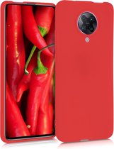 kwmobile telefoonhoesje voor Xiaomi Poco F2 Pro / Redmi K30 Pro (Zoom) - Hoesje voor smartphone - Back cover in mat rood