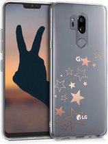 kwmobile telefoonhoesje voor LG G7 ThinQ / Fit / One - Hoesje voor smartphone - Sterren Mix design