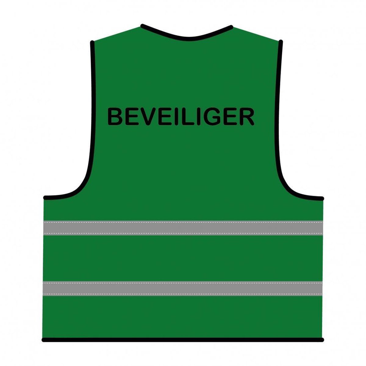 Beveiliger hesje groen