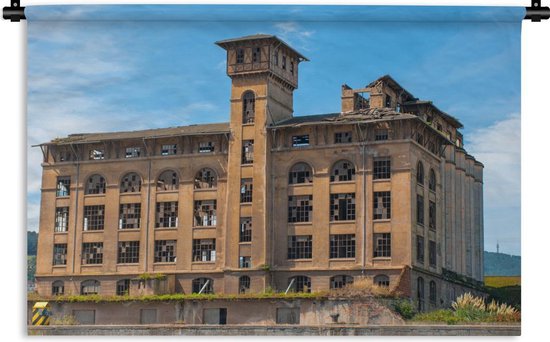 Wandkleed Verlaten gebouwen - Verlaten gebouw in Spanje Wandkleed katoen 150x100 cm - Wandtapijt met foto