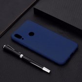 Voor Xiaomi Redmi Note 7 Candy Color TPU Case (blauw)