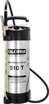 Gloria 510 T Hogedrukspuit - Staal/RVS - 10L