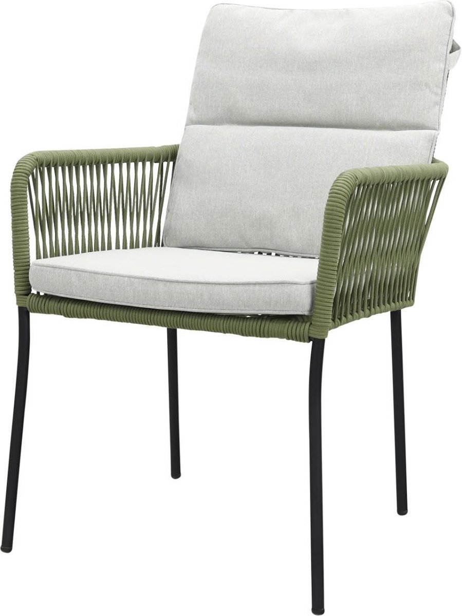 Teresa dining rope tuinstoel - Green