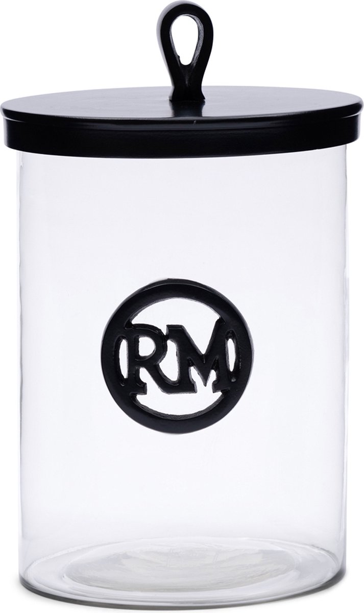 Riviera Maison Voorraadpotten Glas Met Deksel - RM Soho Storage Jar L - Transparant - 1 Stuks