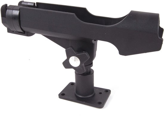 DLT ABS Rodholder - Boothengelsteun - Universele Klem - Relingsteun - Bootsteun - Hengelsteun - Zwart van DLT — afbeelding 2