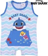 Baby Rompertje met Korte Mouwen Baby Shark Blauw