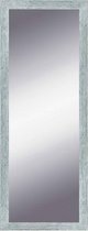 Spiegel Wit Zilver 63x163 cm – Stella – Grote Spiegels – Unieke spiegel met zilveren lijst – Lange Design Spiegel – Perfecthomeshop