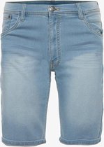 Unsigned heren jog denim short - Blauw - Maat L