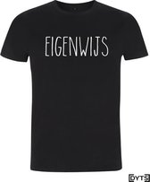 T-shirt | Karaktereigenschappen | Eigenwijs04 - Wit, XXL, Dames