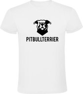 Pitbull terrier Heren t-shirt | dier | dierendag | hond | grappig | cadeau | Wit
