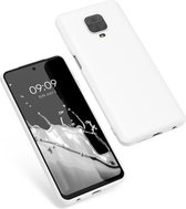 kwmobile telefoonhoesje voor Xiaomi Redmi Note 9S / 9 Pro / 9 Pro Max - Hoesje voor smartphone - Back cover in mat wit