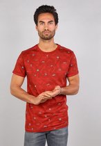 Gabbiano T-shirt Round Neck Rusty Red 15225