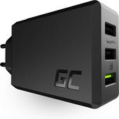 GREEN CELL 3-port Oplader GC ChargeSource3 3xUSB 30W met fast charging