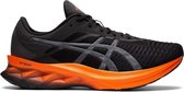 ASICS Novablast Heren - Zwart / Oranje - maat 40.5