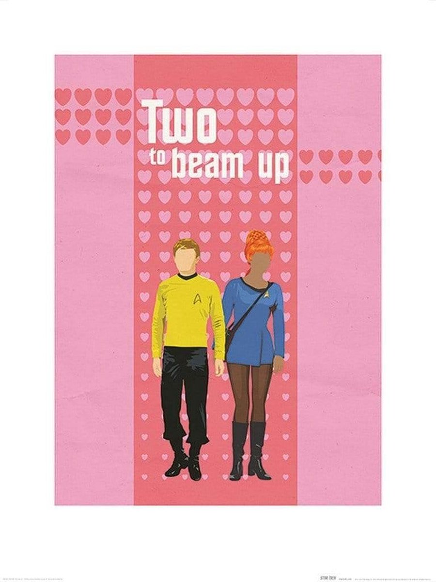 Pyramid Poster - Star Trek Two To Beam Up - 80 X 60 Cm - Multicolor Divers