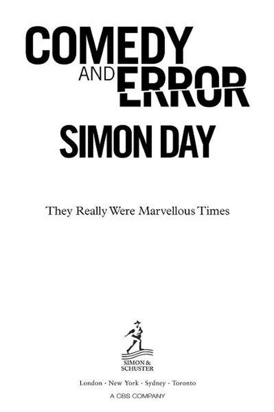 Comedy and Error - cover