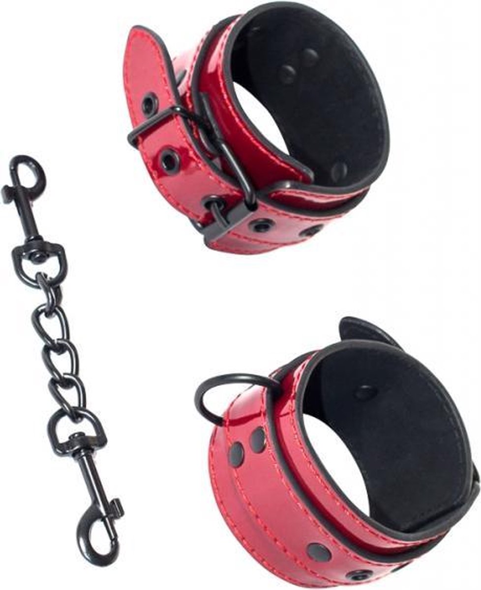 Goedkoopste Aanpasbare Handboeien - Verstelbaar - Cuffs - BDSM - Bondage - Luxe Verpakking - Party Hard - Bizzare - Rood