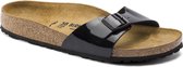 Birkenstock Madrid BF Lack Narrow Dames Slippers - Black - Maat 37