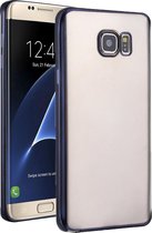 Mobigear Royal TPU Backcover voor de Samsung Galaxy S7 Edge - Transparant / Zwart