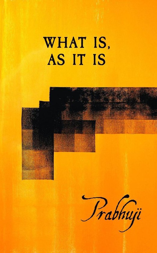 What is, as it is - cover