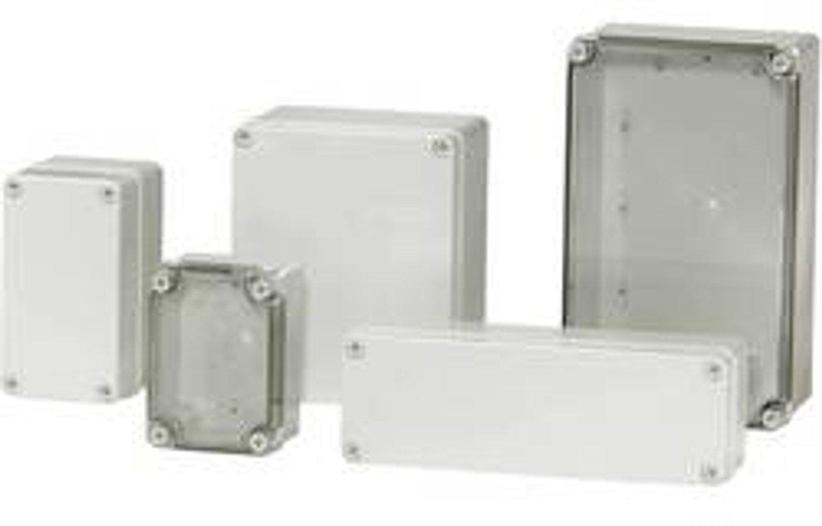 Fibox ABS B 85 G Installatiebehuizing 110 x 80 x 85 ABS Grijs-wit (RAL 7035) 1 stuk(s)