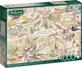 Falcon puzzel The Country Diary Postcards - Legpuzzel - 1000 stukjes