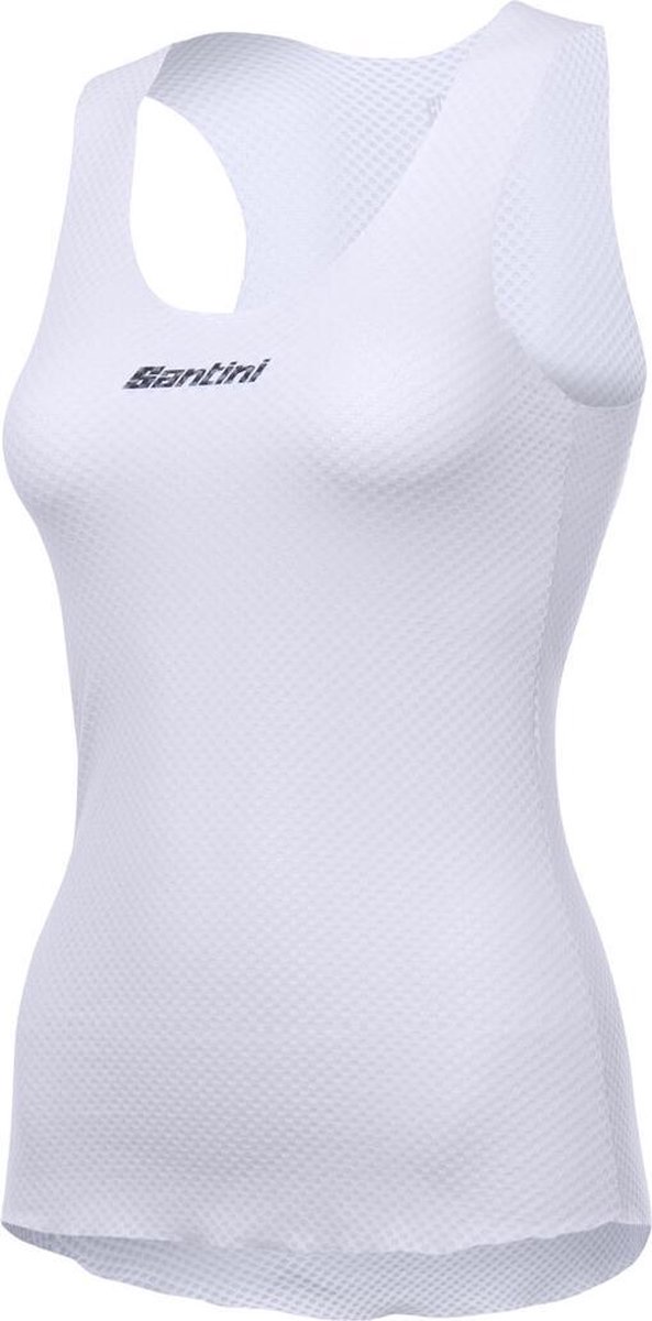 Santini Ondershirt mouwloos Wit Dames - Lieve Sleeveless Baselayer White - XL/XXL