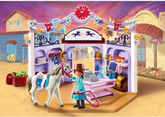 PLAYMOBIL Spirit Boutique d'équitation de Miradero - 70695