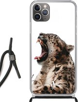 iPhone 11 Pro hoesje met koord - Big Cat