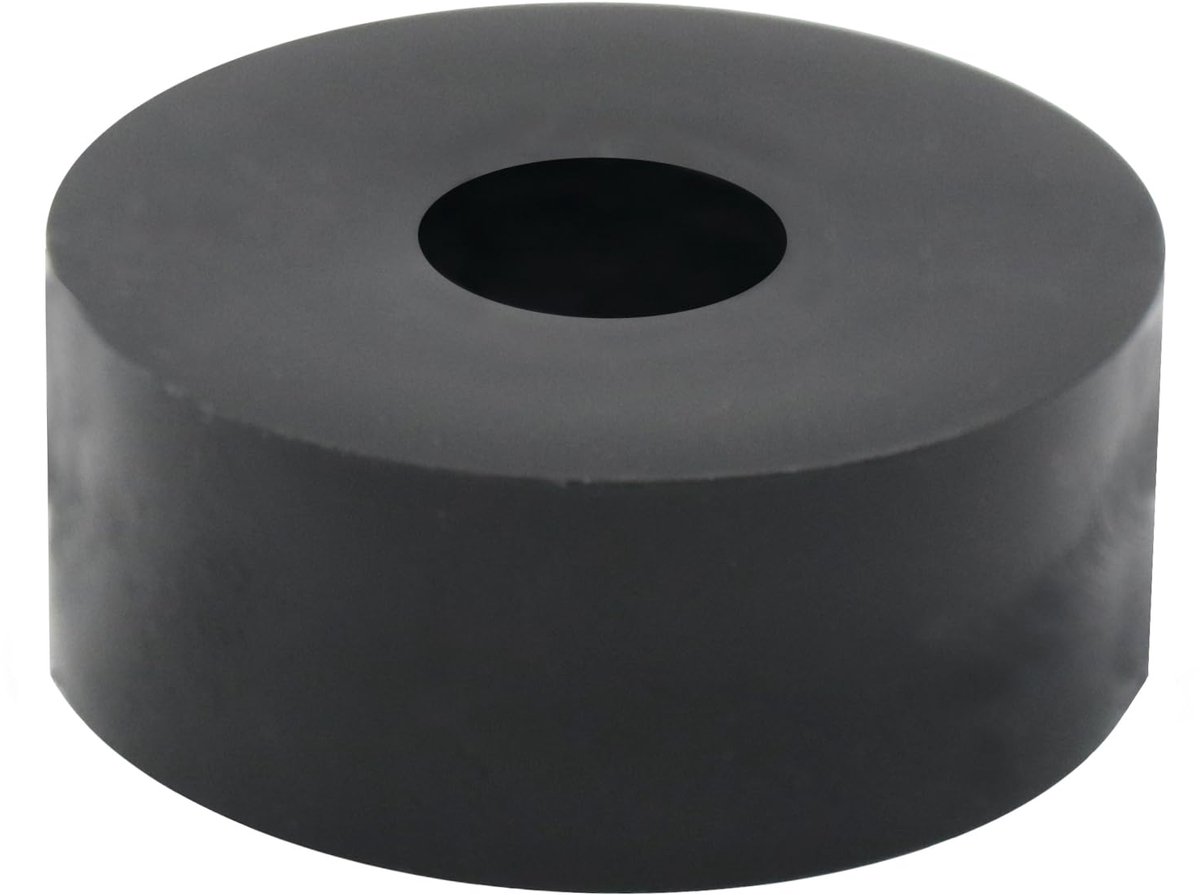 10 x Afstandshulzen Sluitringen L 10 mm - Ã˜ 25/8,2 mm - M8 Rond - HD-Polyethyleen