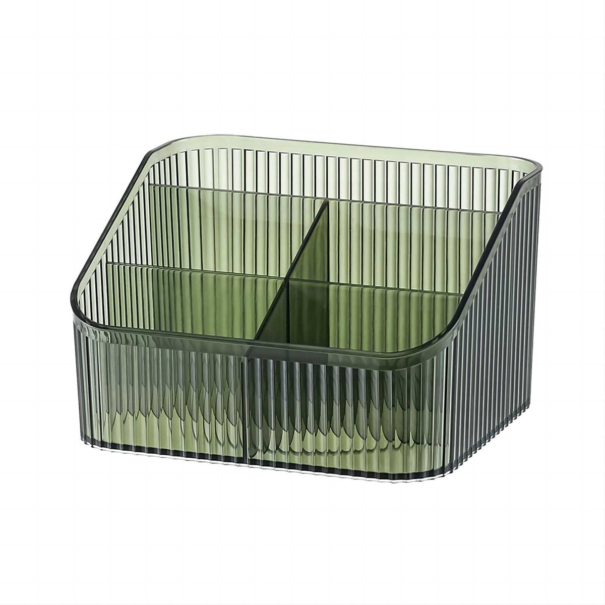 Transparante Acryl Make-up Organizer – 5 Vakken voor Kwasten, Lipsticks & Accessoires – Multifunctionele Opbergbox voor Kaptafel, Badkamer & Bureau