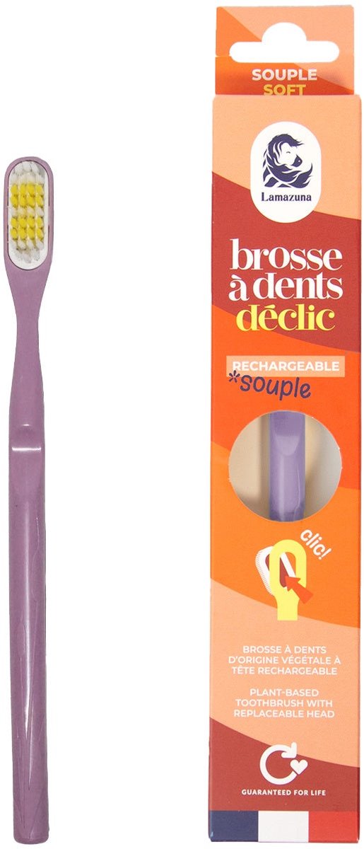 Lamazuna Toothbrush soft lilac 1 Stuks