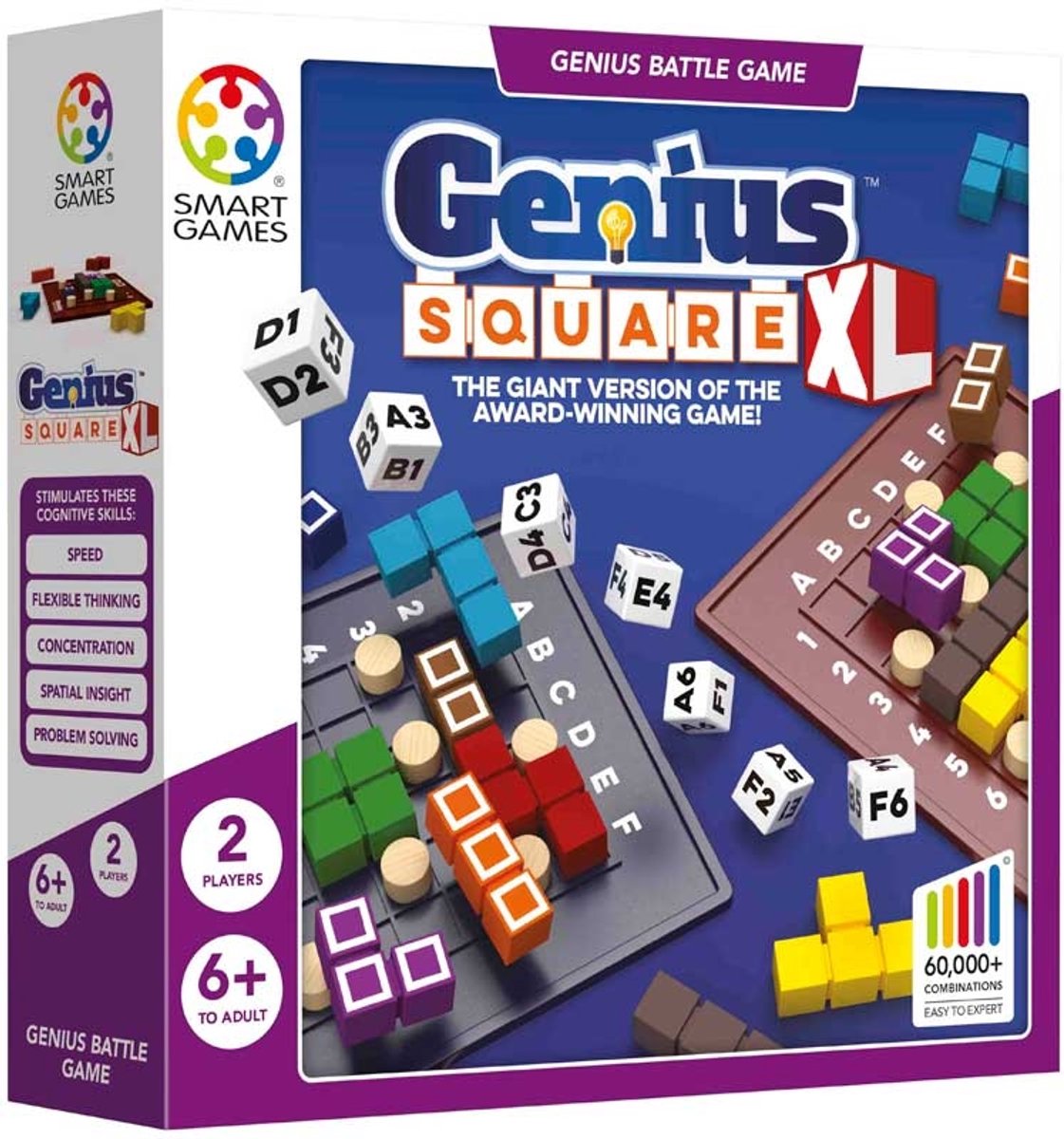 SmartGames - Genius Square XL - 2 spelers - puzzelspel