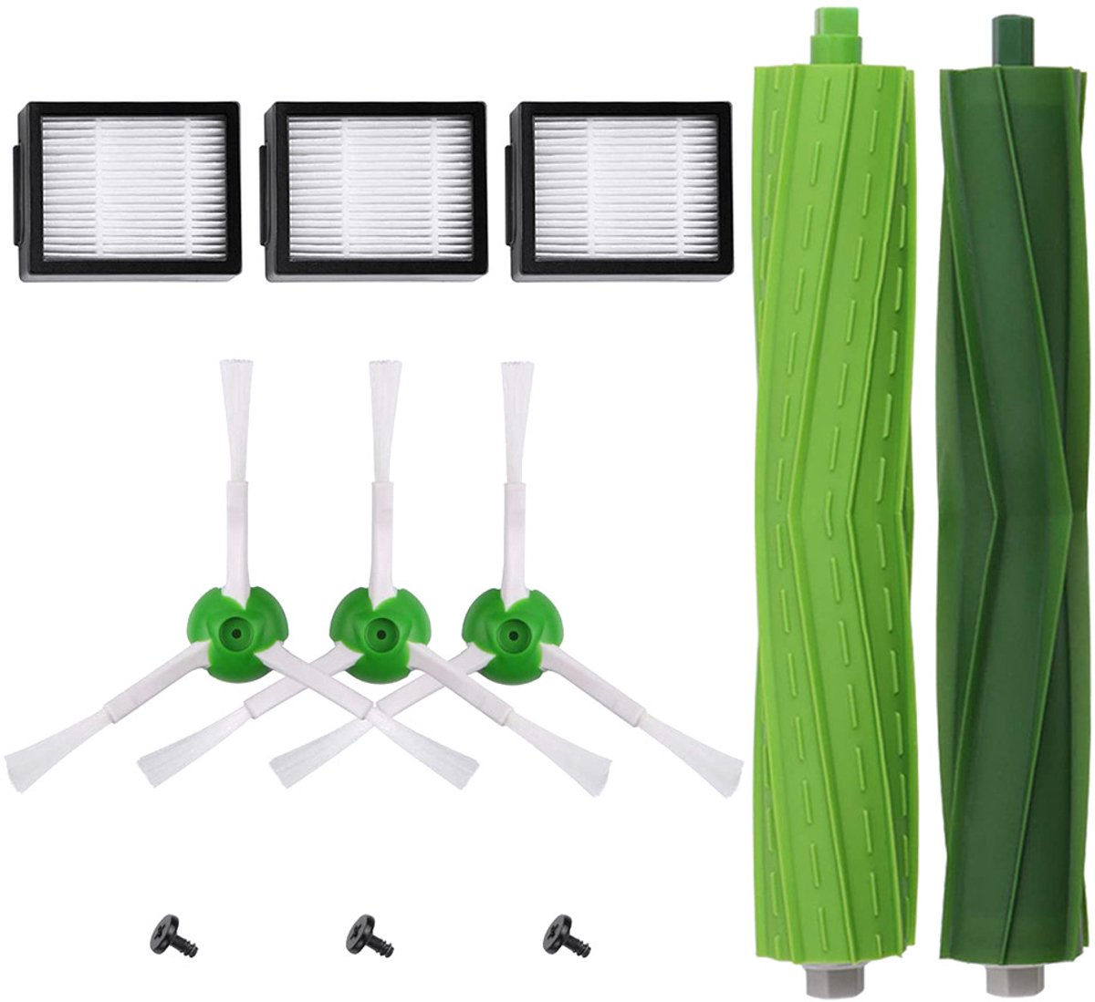 11-in-1 Vervangende Accessoirekit (Filters & Borstels) Geschikt voor iRobot Roomba i3/i3+/i4/i7/i7+/E5/E6/E7