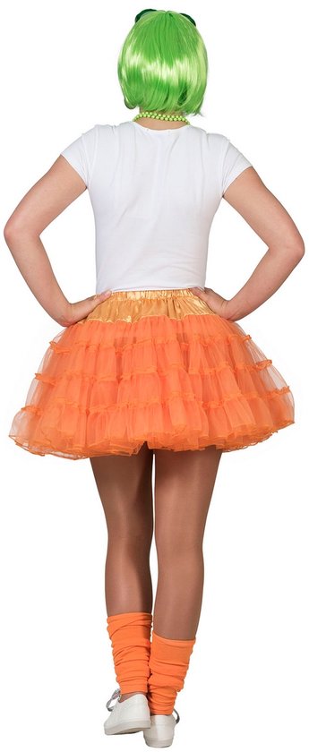Pierros - Costume de Danse et de Divertissement - Jupon Oranje coloré Karina Orange - Femme - Orange - Taille unique - Déguisements - Déguisements