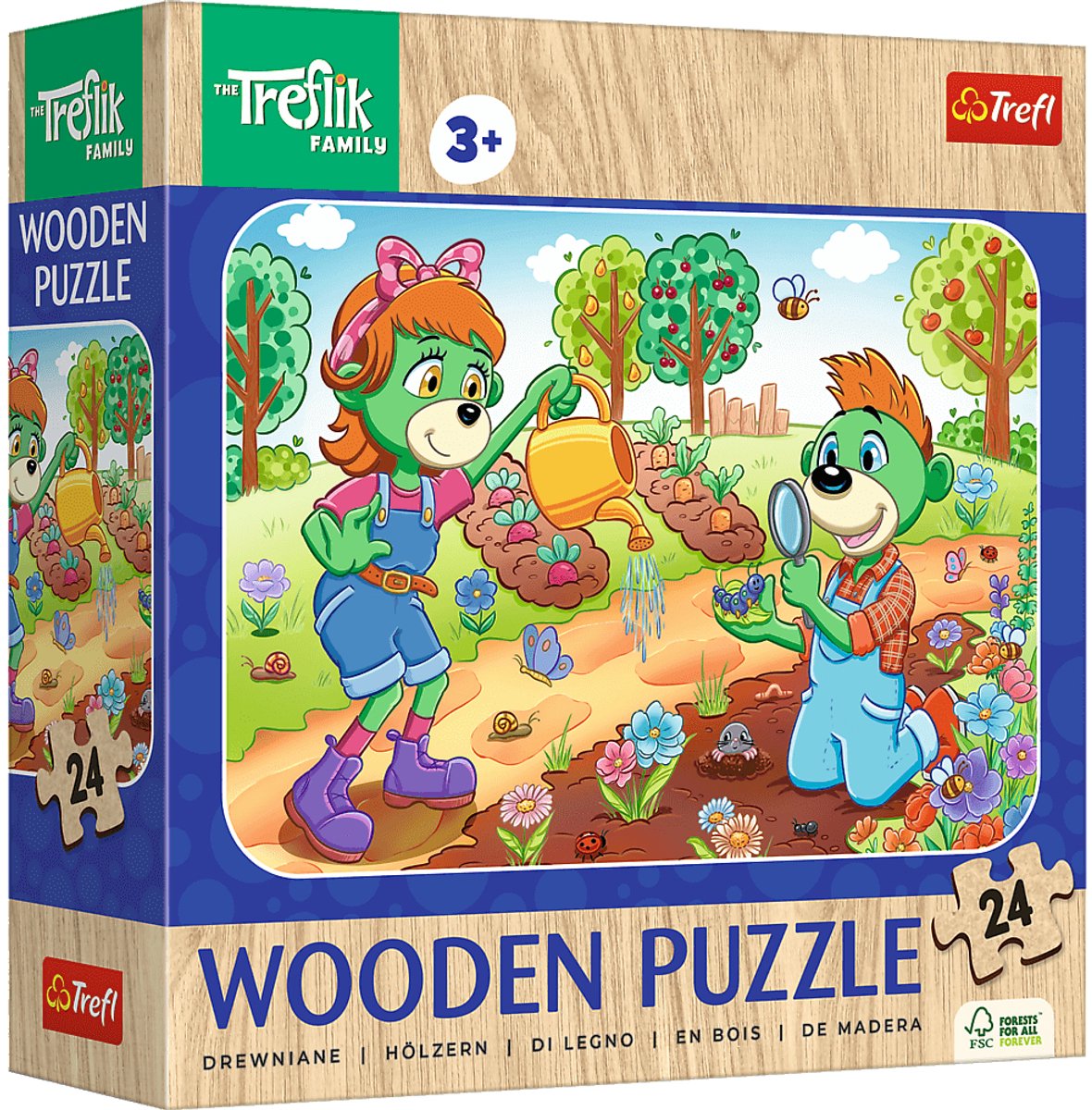 Trefl Dieren Kinderpuzzel Hout Houten Legpuzzel - 50 stukjes - Vanaf 4 jaar