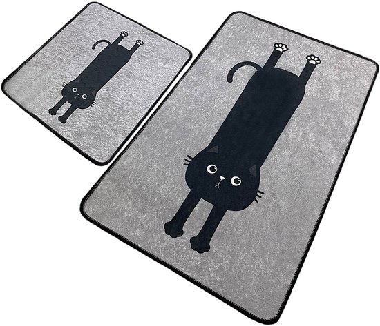 Asir - Badmattenset - 2 stuks - Veelkleurig - 50 x 60 cm & 60 x 100 cm