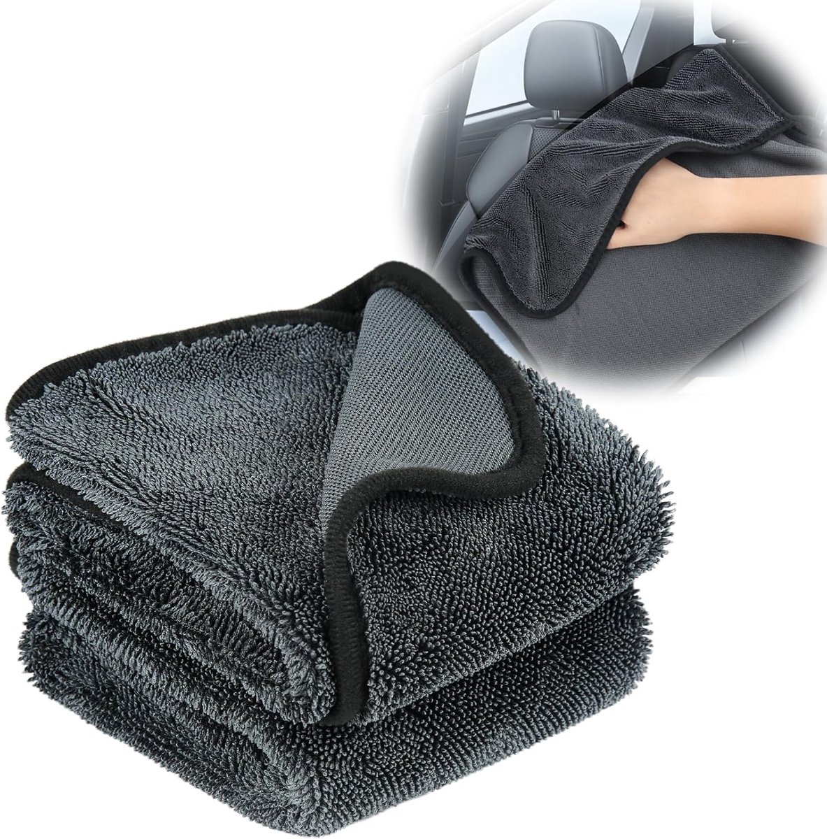 2 x Shiny Shower Drying Cloth voor Douche en Badkamer - Snel Drogen - Microvezel doek