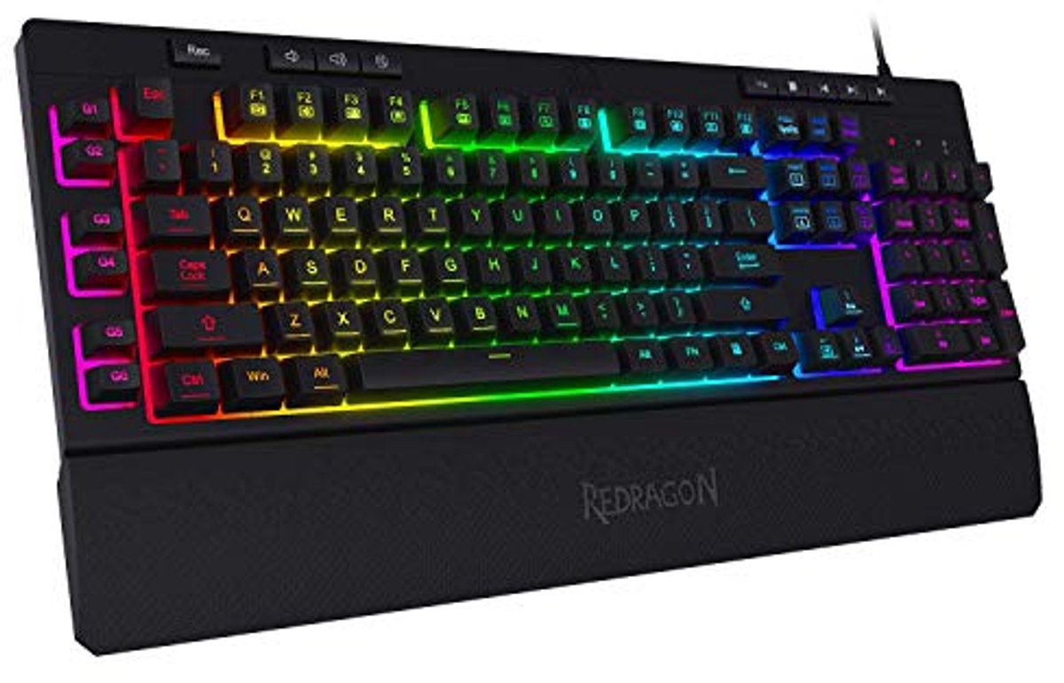 RGB Gaming Toetsenbord met Multimedia Toetsen en Macrotoetsen - Mechanisch Voel