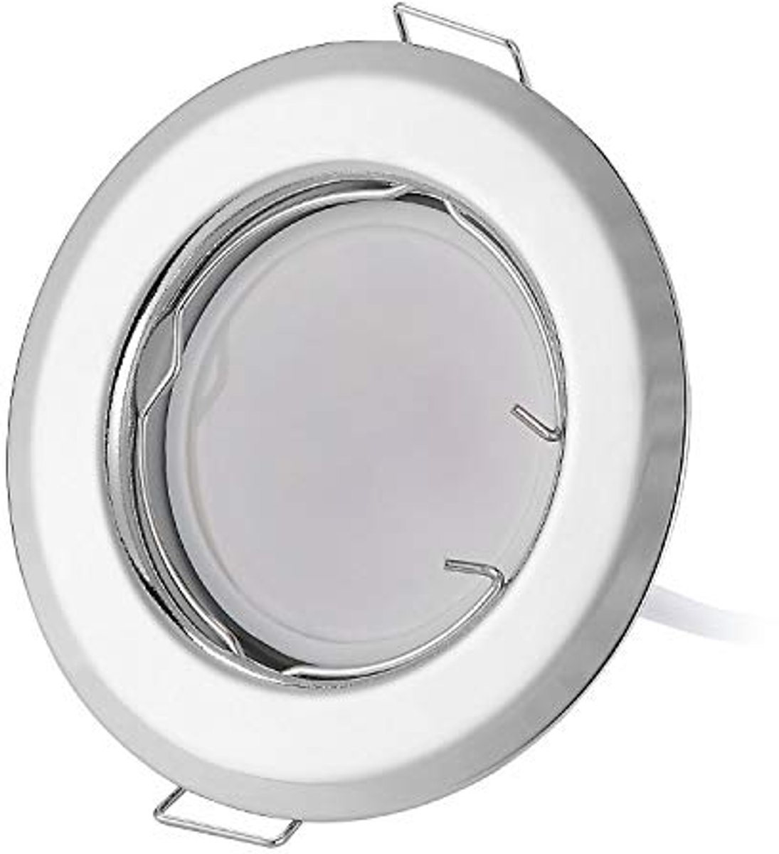 Set van 6 dimbare LED inbouwspots - Warmwit 3000K, ultra plat en energiezuinig