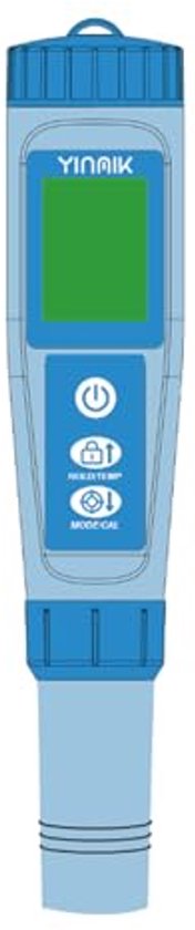 UIUZMAR pH Wert Messgerät Pool pH und EC Messgerät Grow Digital Wasserqualität Tester für Trinkwasser 4 in 1 pH EC TDS Temperatur Messgerät für Wasser Hydrokultur, Pflanzen pH Wert Messer