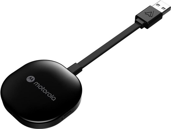 Motorola MA1 draadloze adapter voor Android Auto – Plug & Play voor auto's met Android Auto via kabel