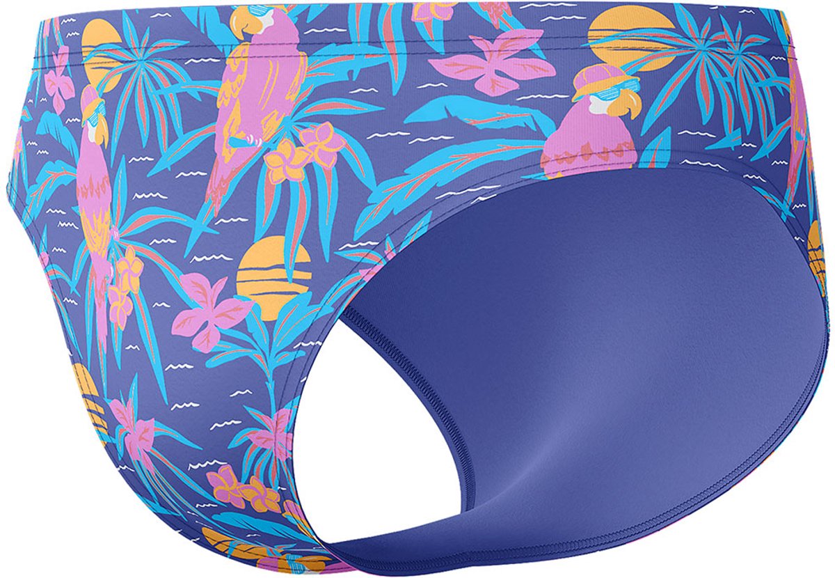 Speedo Allover Digital 8cm Zwemslip Blauw UK 26 Man — afbeelding 4