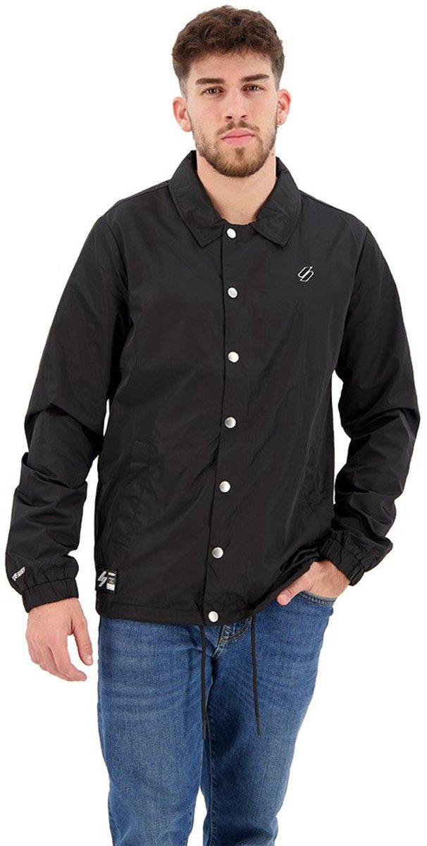 Superdry Code Essential Coach Jas XL Man Zwart