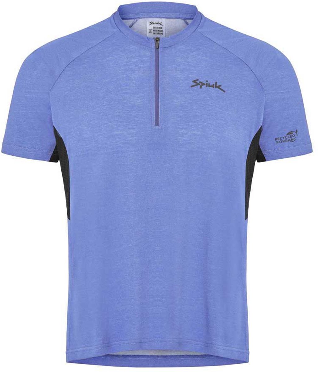 Spiuk All Terrain Gravel T-shirt Met Korte Mouwen Blauw