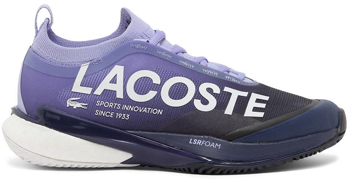 Zapatillas Lacoste Ag-lt Lite Clay Court 50sfa0210 14a Mujer 39.5 Paars