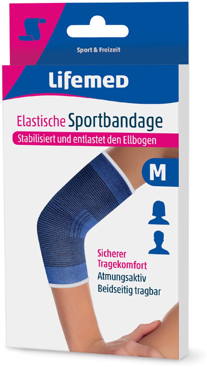 Lifemed sportbandage elleboog maat S